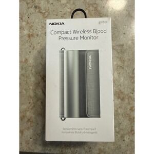 Nokia BPM+ Compact Wireless Blood Pressure Monitor Gray Bluetooth BP-801
